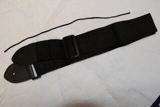 Gitarrengurt, Nylon, schwarz 