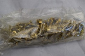 Schlagbrett-Schrauben, goldfarben, Set mit 20 Stück 